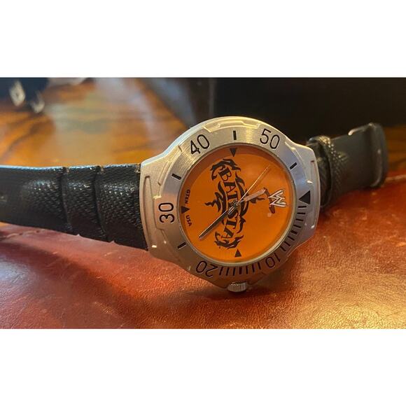 Black Orange WWE Batista Men's Watch - Game Time - Picture 2 of 3
